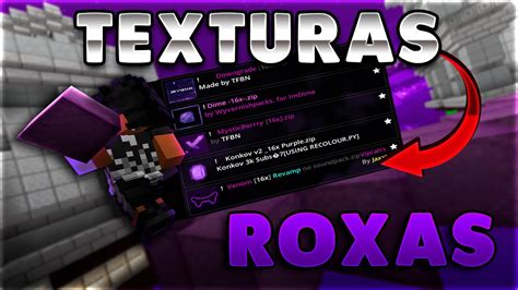 Minecraft Top Texturas Roxas X Para Bedwars X Youtube