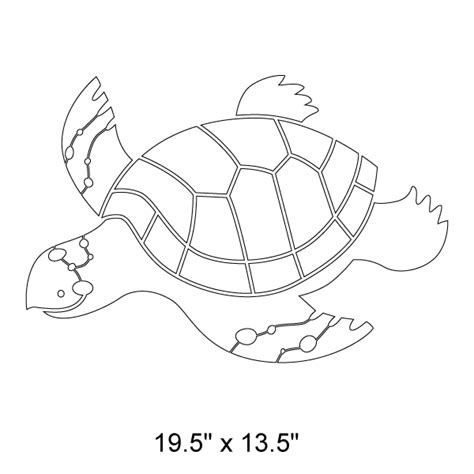 Sea Turtle Stencil