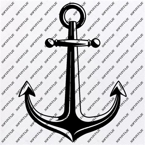 Anchor Anchor Svg File Anchor Original Svg Design Ship Anchor Svg