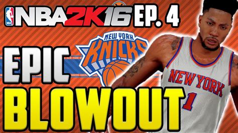 NBA 2K16 Fantasy Draft MyLeague New York Knicks Epic Blowout Ep 4