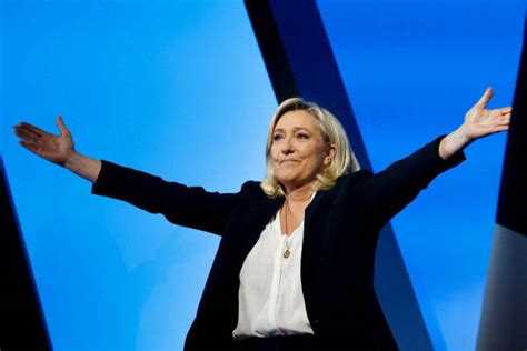 Marine Le Pen Courrier International