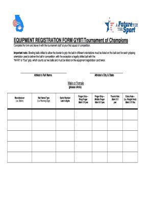 Fillable Online Ball Registration Form Fax Email Print Pdffiller