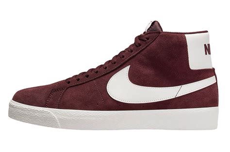 Nike Sb Blazer Mid Burgundy Crush Jul 2024 Fd0731 600