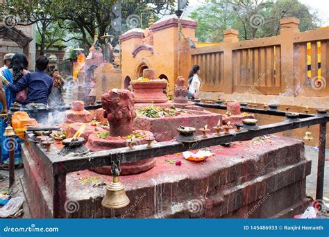 Budhanilkantha Temple, Kathmandu, Nepal Editorial Image | CartoonDealer ...