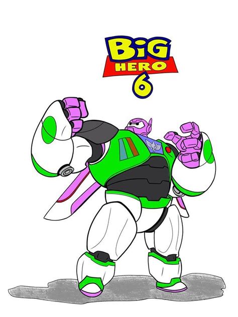 Baymax (Big Hero 6) / Buzz Lightyear (Toy Story) Mashup | Baymax, Big ...