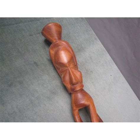 African Carved Walking Stick