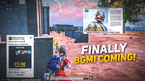 Finally BGMI Unban In India Officially Confirmed BGMI Montage