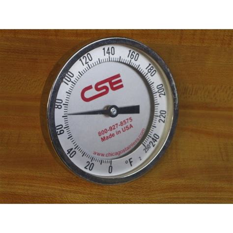 Chicago Stainless Equipment 9128305 CSE Bi Metal Thermometer New No