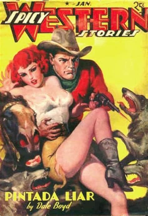 Spicy Western Stories Magazine Cover Art 40 Trading Cards Set Etsy