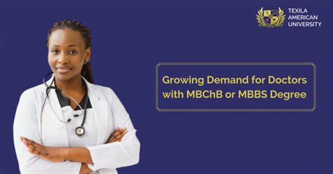 Growing Demand For Doctors With An Mbchb Or Mbbs Degree