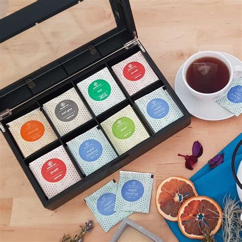 Caja Para Guardar Infusiones Rellena Con Sobres Semper Tea