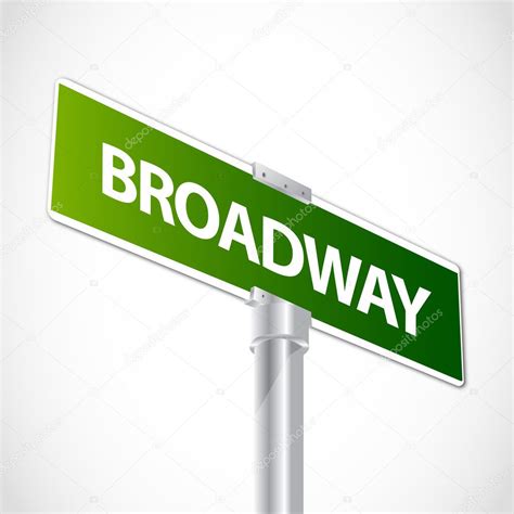 USA Broadway sign Stock Vector Image by ©burakowski #9021978