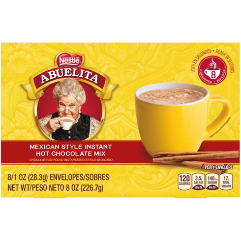 Instant Mexican Style Hot Chocolate Mix 8 Packets Official Abuelita™