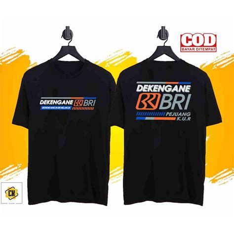 Jual Kaos DISTRO EKONOMI HANCUR DEKENGAN BRI PEJUANG KUR Depan Belakang