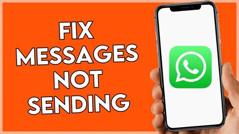 How To Fix Whatsapp Messages Not Sending Quick Guide Youtube