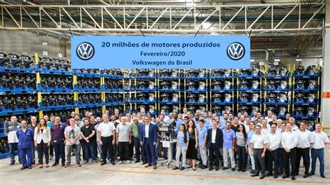 Volkswagen alcança 20 milhões de motores feitos no Brasil desde 1974