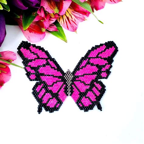 Brick Stitch Butterfly Patternbrick Stitch Patterninstant Etsy