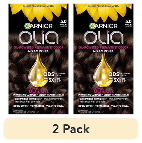 Pack Garnier Olia Oil Powered Permanent Hair Color Medium