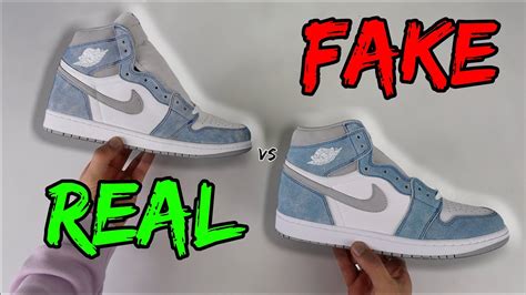 Real Vs Fake Nike Air Jordan Hyper Royal Comparison Youtube