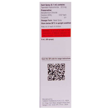 Tapease Ns Spray 9 Ml Price Uses Side Effects Composition Apollo