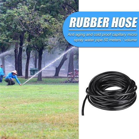 10 Meters Roll Rubber Hose Garden Micro Irrigation Pipe Home Drip