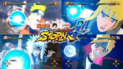 Naruto Shippuden Ultimate Ninja Storm 4 All Rasengan Jutsus Ultimate