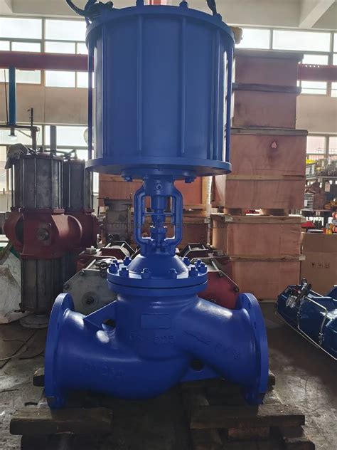 Din Standard Pneumatic Operated Bellow Seal Globe Valve Stop Valve