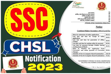 Ssc Chsl Notification Application Ldc