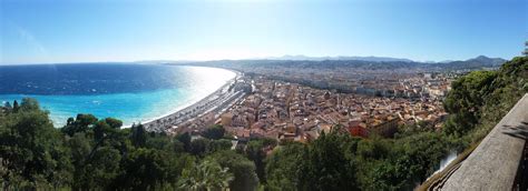 The view from Castle Hill in Nice, France : travel