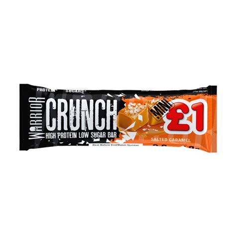 Warrior Warrior Crunch Mini Protein Bar Salted Caramel 24x32g