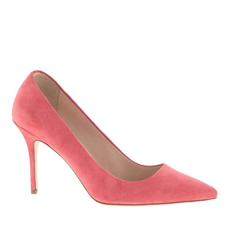 Jcrew Elsie Suede Pumps In Rose Blossom Pink Lyst