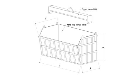 Gantry Crane Bucket Şantiye Donanımları