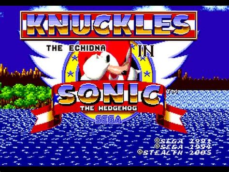 Knuckles The Echidna In Sonic The Hedgehog Walkthrough Youtube