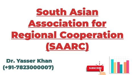 South Asian Association For Regional Cooperation SAARC YouTube