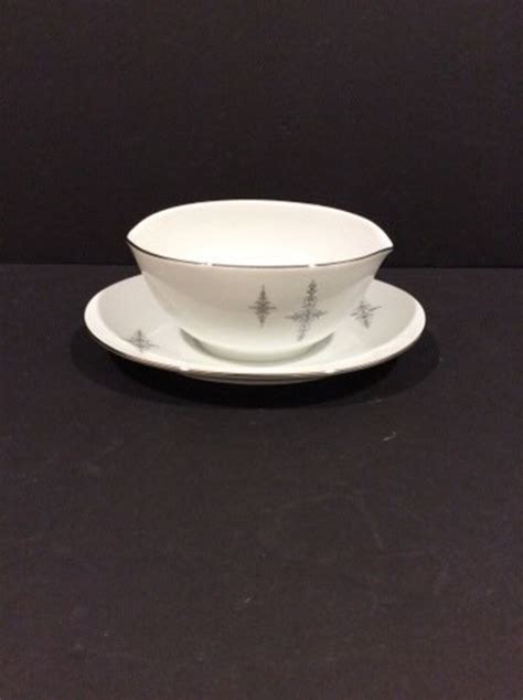 Vintage Noritake Gravy Boat With Attached Underplate In The Etsy