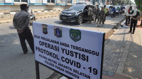 Menengok Penerapan Operasi Yustisi Protokol Kesehatan Covid Di