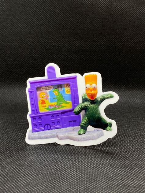 The Simpsons Burger King Creepy Classics Bart Simpson Godzilla Etsy