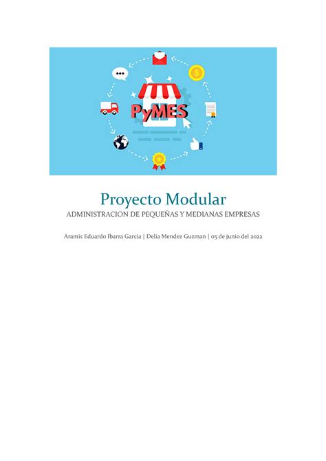 Proyecto Modular Proyecto Modular Administracion De PequeÑas Y