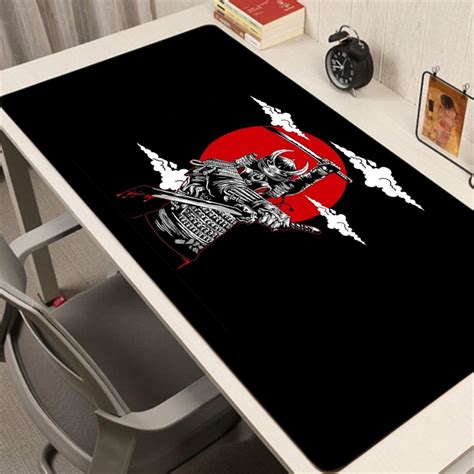 Master Of The Devil Japan Mouse Pad Black And White Gaming Keyboard