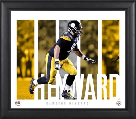 Cameron Heyward Pittsburgh Steelers Framed X Player Panel