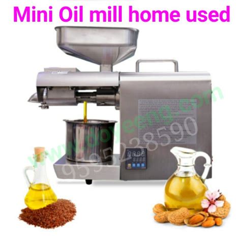 Commercial Expeller 6 Bolt Mini Oil Mill Home Used Machine Capacity