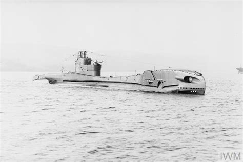 Hm Submarine Traveller British T Class Submarine April 1942 A 9823