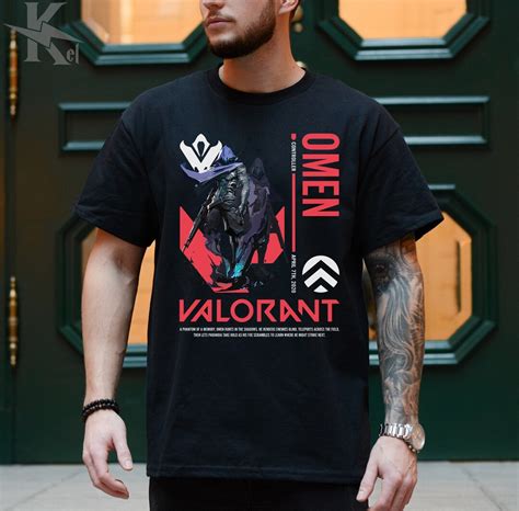 Comfort Colors Omen Valorant Tshirt Valorant Omen Shirt Omen