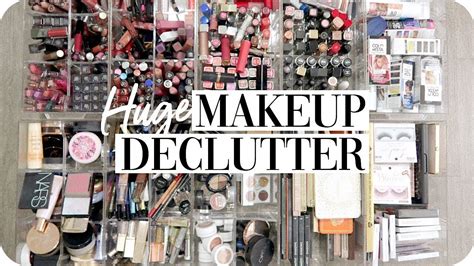 Makeup Declutter Makeup Collection 2019 YouTube