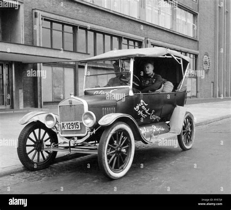 Touring Model T Ford Car Black And White Stock Photos And Images Alamy
