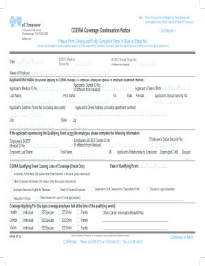 Gb Bluecross Blueshield Of Tennessee Fill And Sign Printable