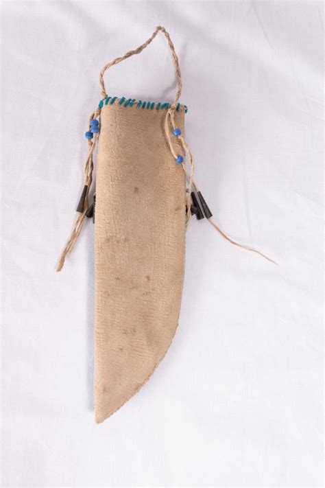 Group Of Three Beaded Knife Sheaths