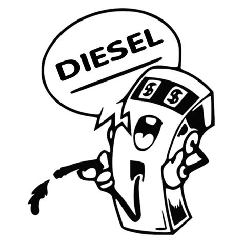 CS 312#12*10cm DIESEL funny car sticker and decal silver/black vinyl ...