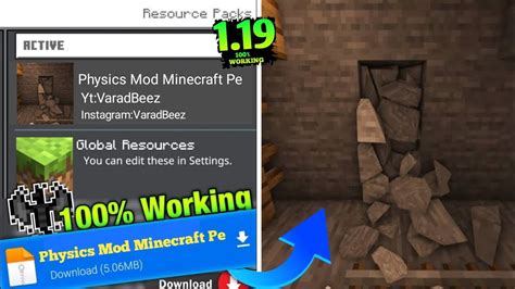 Physics Mod For Minecraft Pe 1 19 Physics Mod For Minecraft Pe