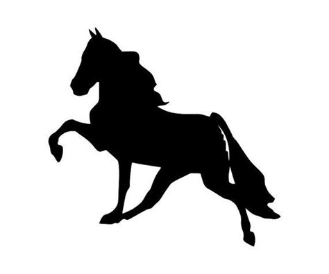 Tennessee Walking Horse Silhouette at GetDrawings | Free download